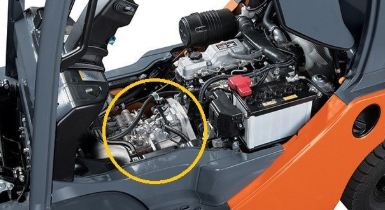 Forklift undercarriage